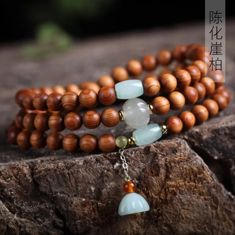 

Chenhua ya bai DIY jade lotus bracelet 0.6×108 men and women decorative bracelet beads manufacturers wholesale