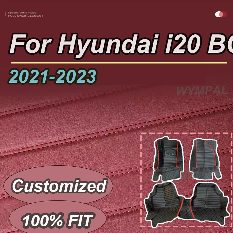 

РОСКОШНЫЕ для Hyundai i20 BC3 2021 2022 2023 5-местные автомобильные коврики пылезащитный ковер европейская версия ковры Alfombrillas автомобильные аксессуары