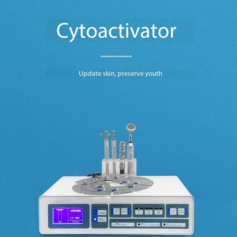 Oogcelactiveringsapparaat, Japans uitgebreid apparaat voor het verminderen van fijne lijntjes en het aanscherpen van de ogen, gebruikt in schoonheidssalons