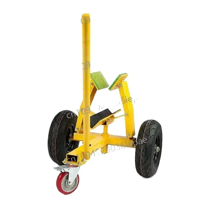 Stone plywood mobile cart for industrial handling of large marble slabs, labor-saving tool with a load-bearing capacity of 250kg