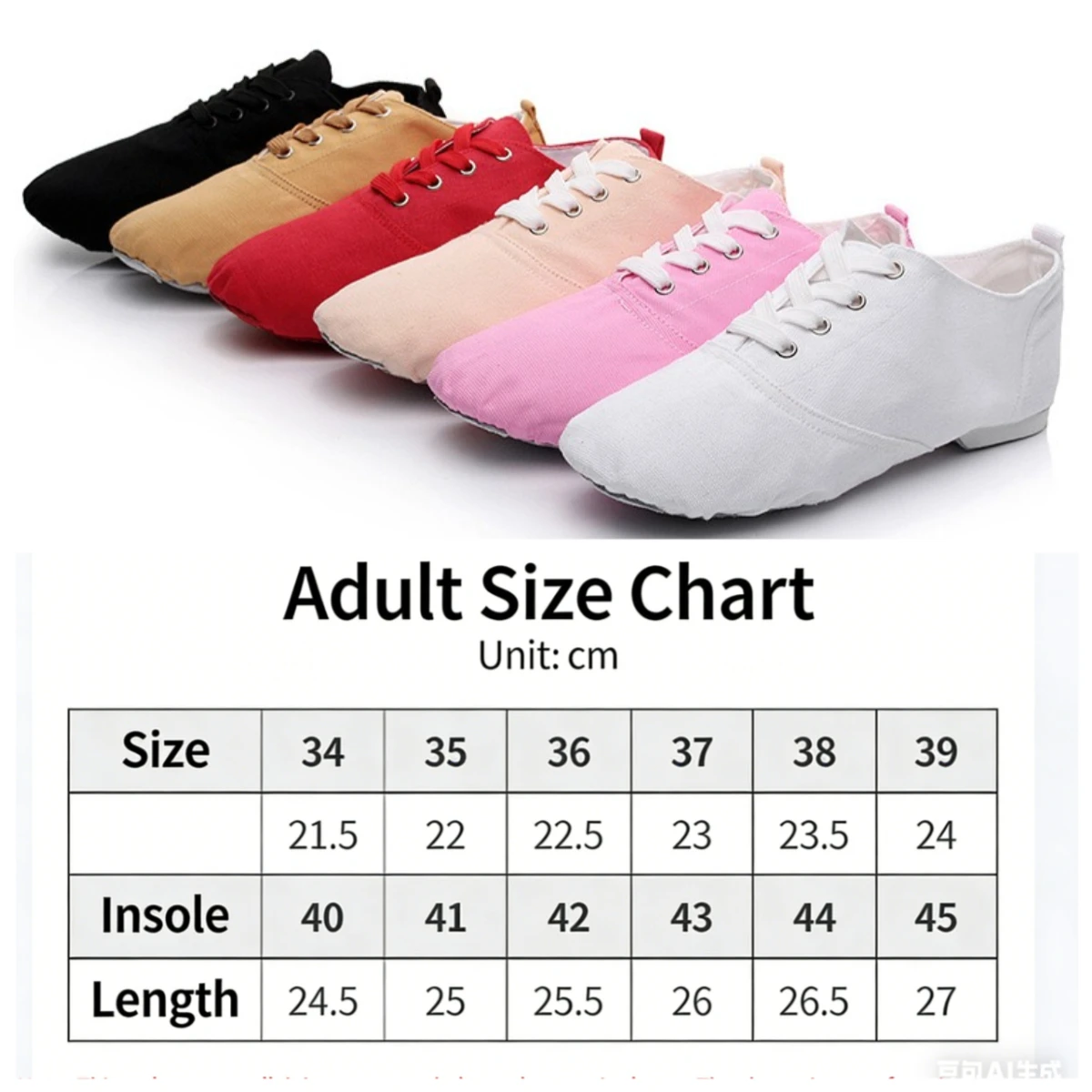 

Lightweight Soft Sole Canvas Jazz Dance Shoes Low Top Adult Women Men Modern Ballet Practice Shoes