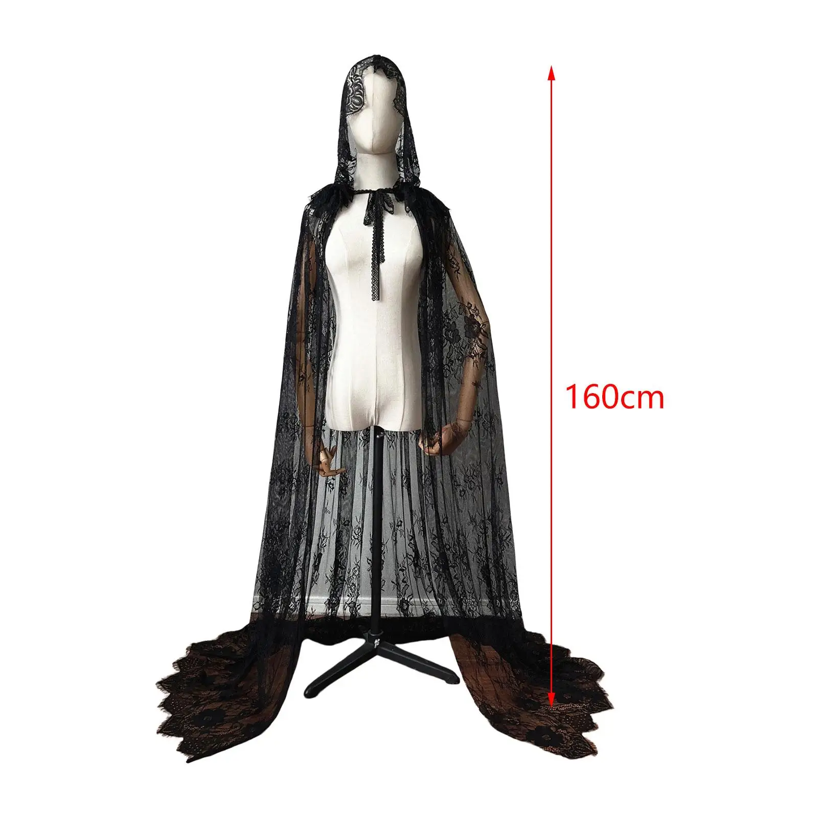 عباءة بقلنسوة طويلة كيب ناعمة بطول الأرض عباءة زفاف لحفلات أعياد الميلاد وحفلات تنكرية وأزياء القرون الوسطى وعروض المسرح