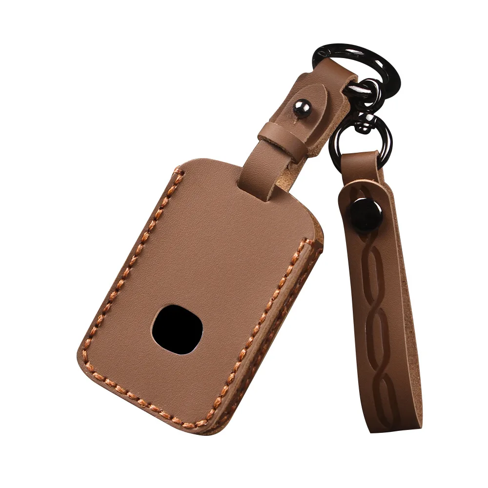 Genuine Leather Car Key Case Cover Shell Protector Fob Holder for Mazda 3 Axela CX-5 CX-4 CX-8 CX-30 Atenza CX-50 Accessories