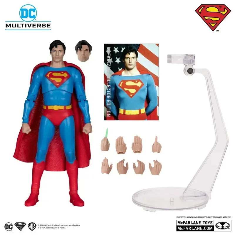 

Special Offer Spot MacFarlane DC Series 1978 Reeve Superman Collector's Edition 7 Inch Movable Figure for DC Comics Fans