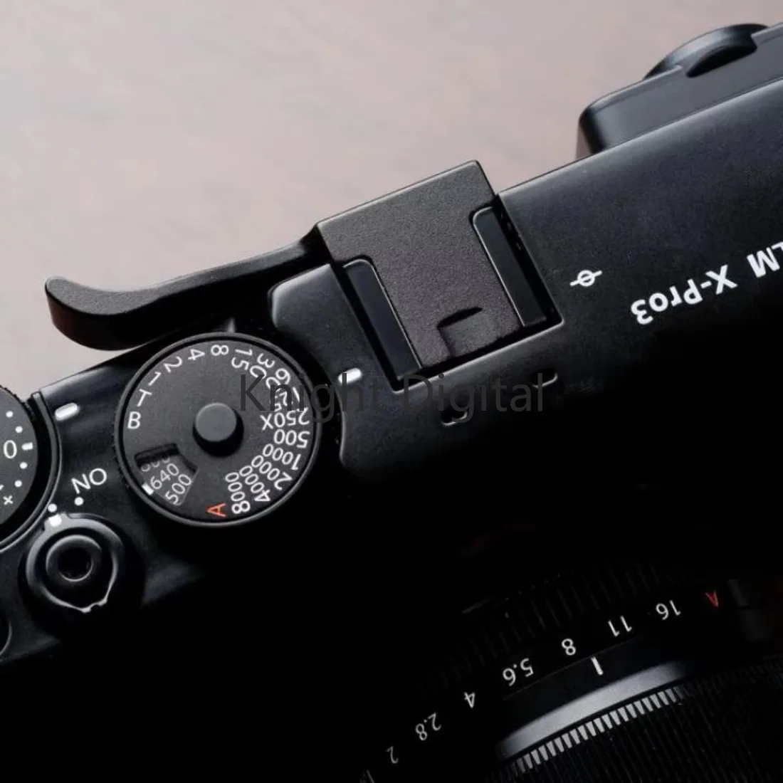 

Metal Thumb Up Grip Hand Holder Hot Shoe Cover for Fujifilm X-PRO2 X-Pro3 Camera Black Silver