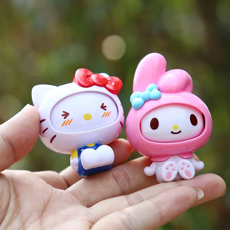 

Новая модная игрушка, меняющая лицо, фигурка серии Kt, кукла, креативное и забавное украшение для стола и автомобиля, милое украшение в виде животного