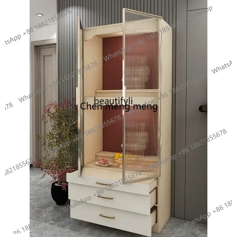 LHY26 ss Worship Altar Modern Light Luxury Home Zhongtang God of Wealth Clothes Closet Home God Card World and Country Relatives