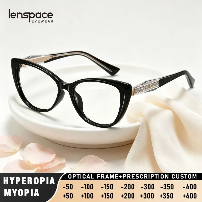LENSPACE Lenses Plus Reading Glasses for Women Lens Woman's Prescription Eyeglasses Women's Magnifier Eye-glasses -2 Glasses-3