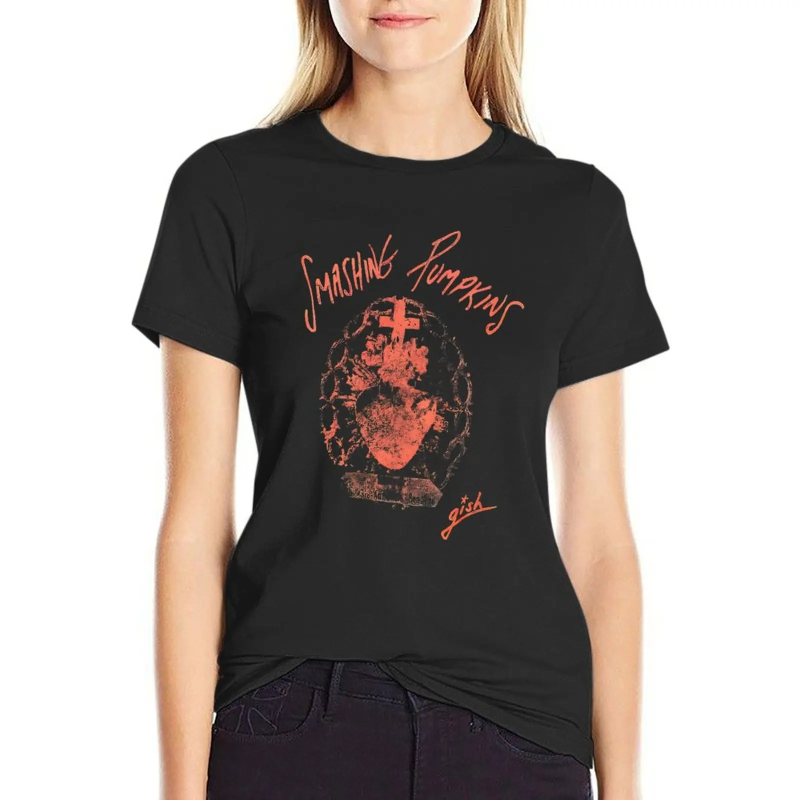 Gish Sacred Heart T-Shirt heavyweights graphics t shirt Women