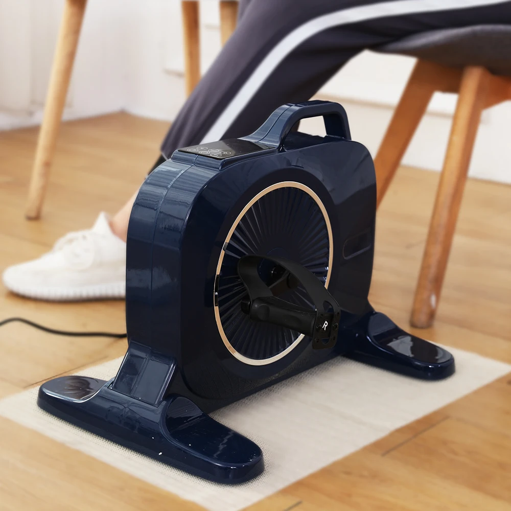 

Home Use Electric Stepper Bike Desk Elliptical Walking Machine Elderly ABS Material Integrated Leg Exercise Trainer Home Gym