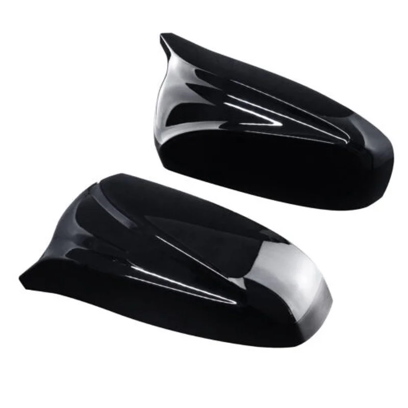 

A57E-For BMW X5 E70 X6 E71 2007-13 Side Wing Mirror Cover Caps Gloss Black Left+Right