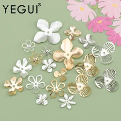 YEGUI MA80,jewelry accessories,nickel free,18k gold rhodium plated,copper,charms,jewelry making,diy flower accessories,20pcs/lot