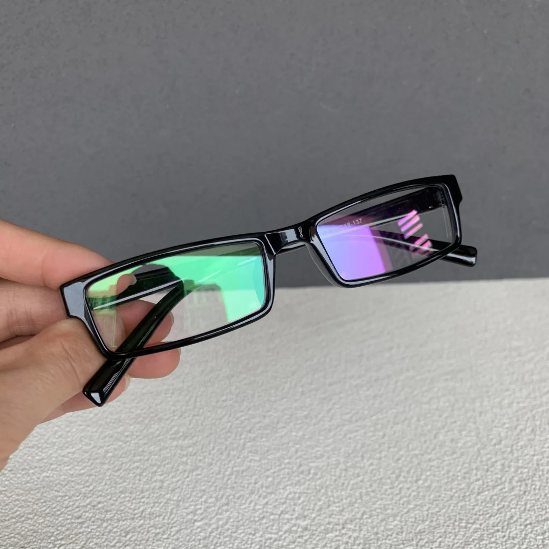 TR90 Small Rectangle Reading Glasses Male Women Vintage Black Prescription Eyeglasses Frame Anti Blue Light Glasses +1.0 1.5 2.0