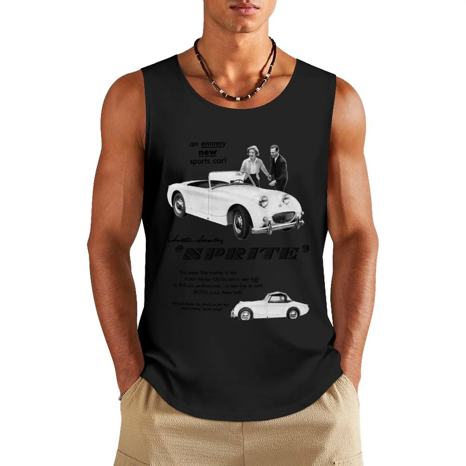 AUSTIN HEALEY FROGEYE SPRITE Tank Top fashion 2024 man mens designer clothes