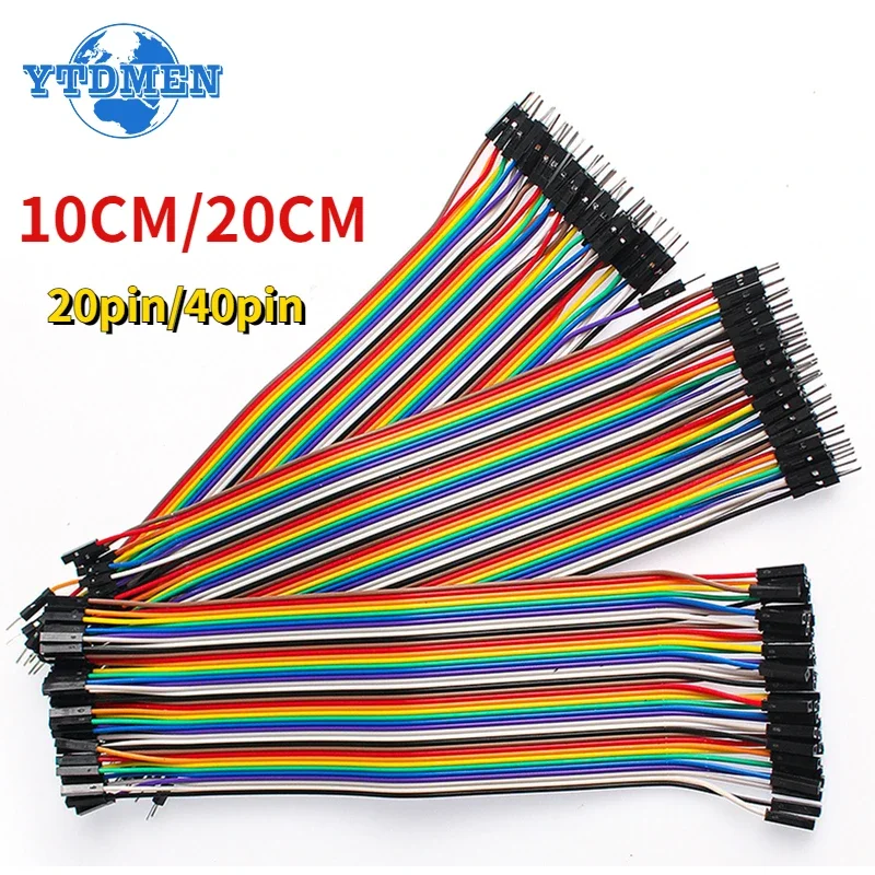 10CM 20CM Dupont Line Female To Female, Male To Female + Male To Male To Female Jumper Wire Dupont Cable Connecting Wire DIY KIT