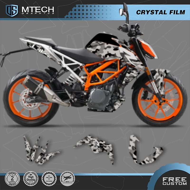 

DSMTECH Motorcycle Graphics For KTM 2017 2018 2019 2020 DUKE 125 17-20 DUKE125 390 Decals Stickers Kits 011