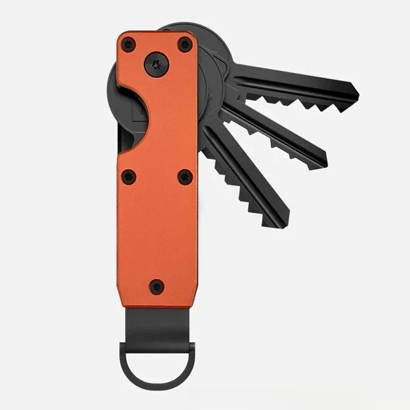 Smart Metal Key Organizer with Screwdriver Minimalist Keychain Holds 2-6 Keys Keys Bag for Keys Less Than 6.2cm image 5