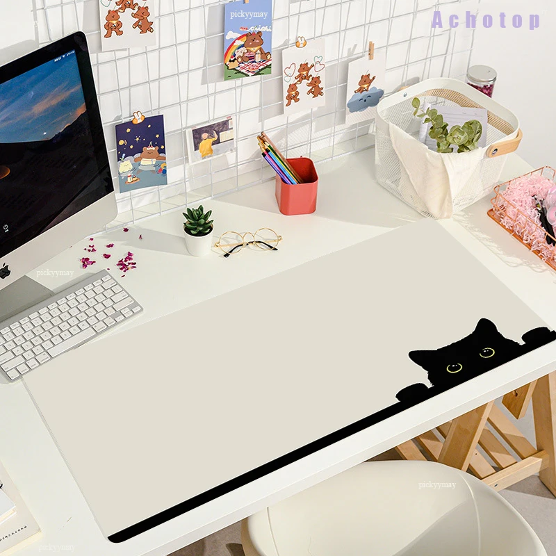 

800x300mm XL Kawaii Anime Cat Pad Mouse pad HD Print Computer Gamer Locking Edge Mousepad XXL Keyboard PC Mice Mats Pad For Csgo