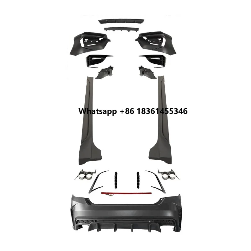 

For Accord 10th 2018 New Style Body Kit Car Accessories Front Bumper Lip Side Skirt Rear Diffuser Spoiler Wholesale