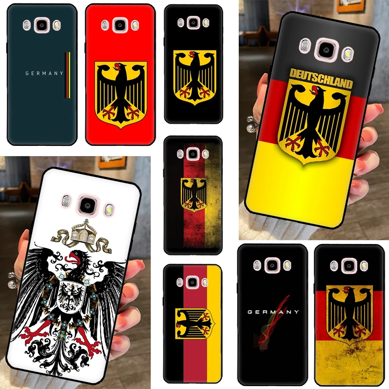 Germany Flag Emblem Case For Samsung Galaxy J3 J5 J7 2017 A3 A5 J1 2016 A7 A9 J8 A6 A8 J4 J6 Plus 2018 Coque