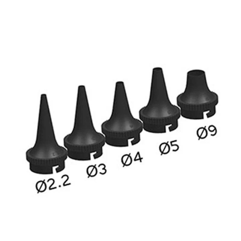 5PCS Set Adult Child Reusable Medical Specula Replacement Part Accessory Disposable Nozzle Ear Care Otoscope Specula Tip Cone A2