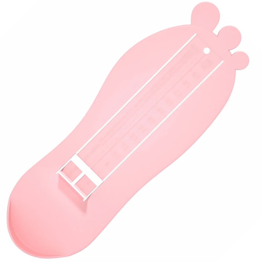 

Foot Measuring Device Pink ABS Baby Feet Sizer for Toddler Kids Infant Foot Gauge Portable Accurate Shoe Size Tool