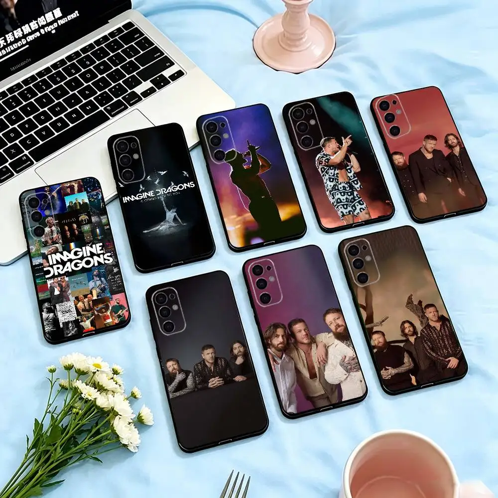 I-Imagine Band Dragons  Phone Case For Samsung S26,S25,S24,S23,S22,S21,S30,Ultra,Plus,Fe,Soft Silicone Black Cover
