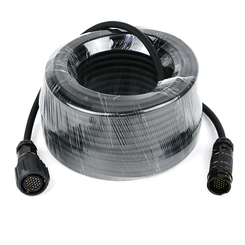 8-Channel Multi-Core Audio Cable 25-Pin Circular Connector PVC Oxygen-Free Copper Conductor-Male-to-Female Breakout Extension