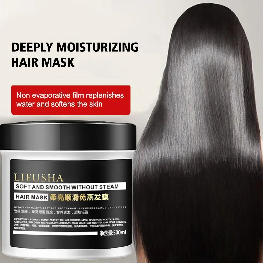 

500g Collagen Hair Mask Keratin Treatment Straightening Repair Dry Frizzy Hair Deeply Moisturize Smoothing Soft Magic Hair Care