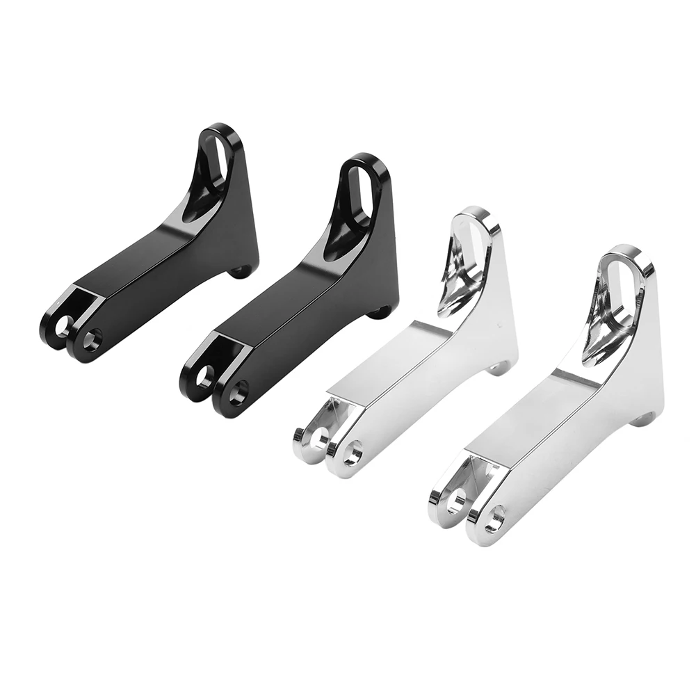 Motorcycle Extended Passenger Foot Peg Kit Floorboard Relocation Bracket For Harley Touring Models Road Street Glide 1993-2023