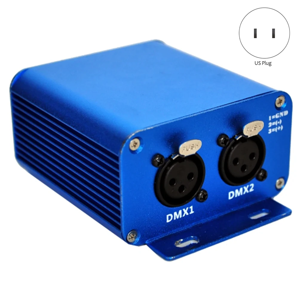 Artnet 1024 2 منفذ محول Artnet ثنائي الاتجاه Sulite DMX LAN512 سهل التركيب US Plug-ABFT