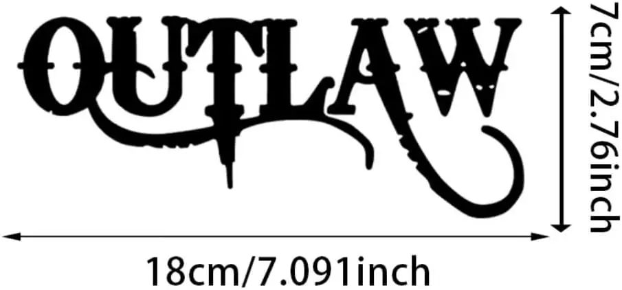 1 قطعة ملصقات السيارات الخارجة عن القانون ، ديكور تصفيف السيارة ، ملصق مضحك ملصق فينيل مقاوم للماء للدراجات النارية والشاحنات وإكسسوارات السيارات #3