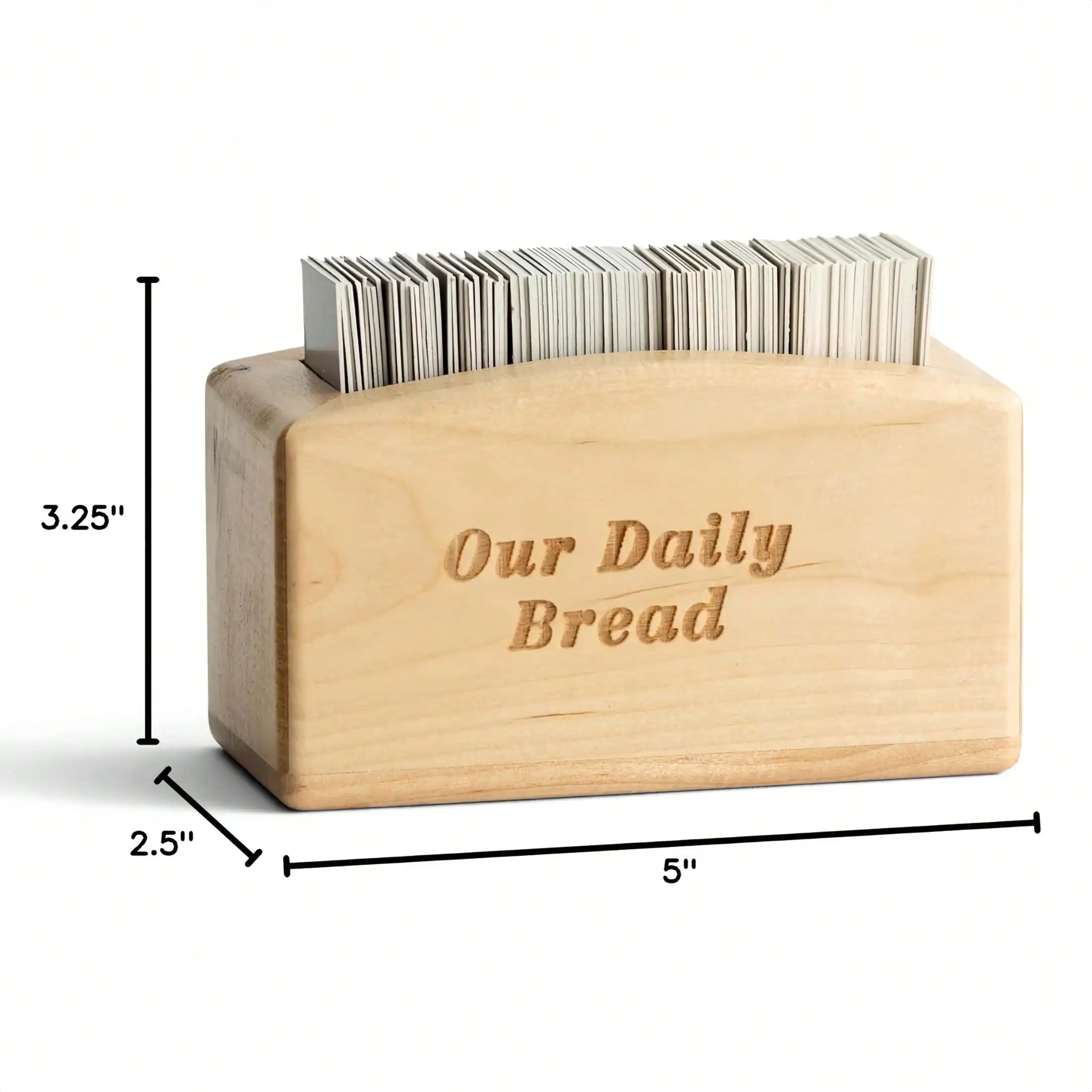 صندوق وعد آية الكتاب المقدس للاستخدام اليومي (240 بطاقة، خشبي، هدية مسيحية) #2