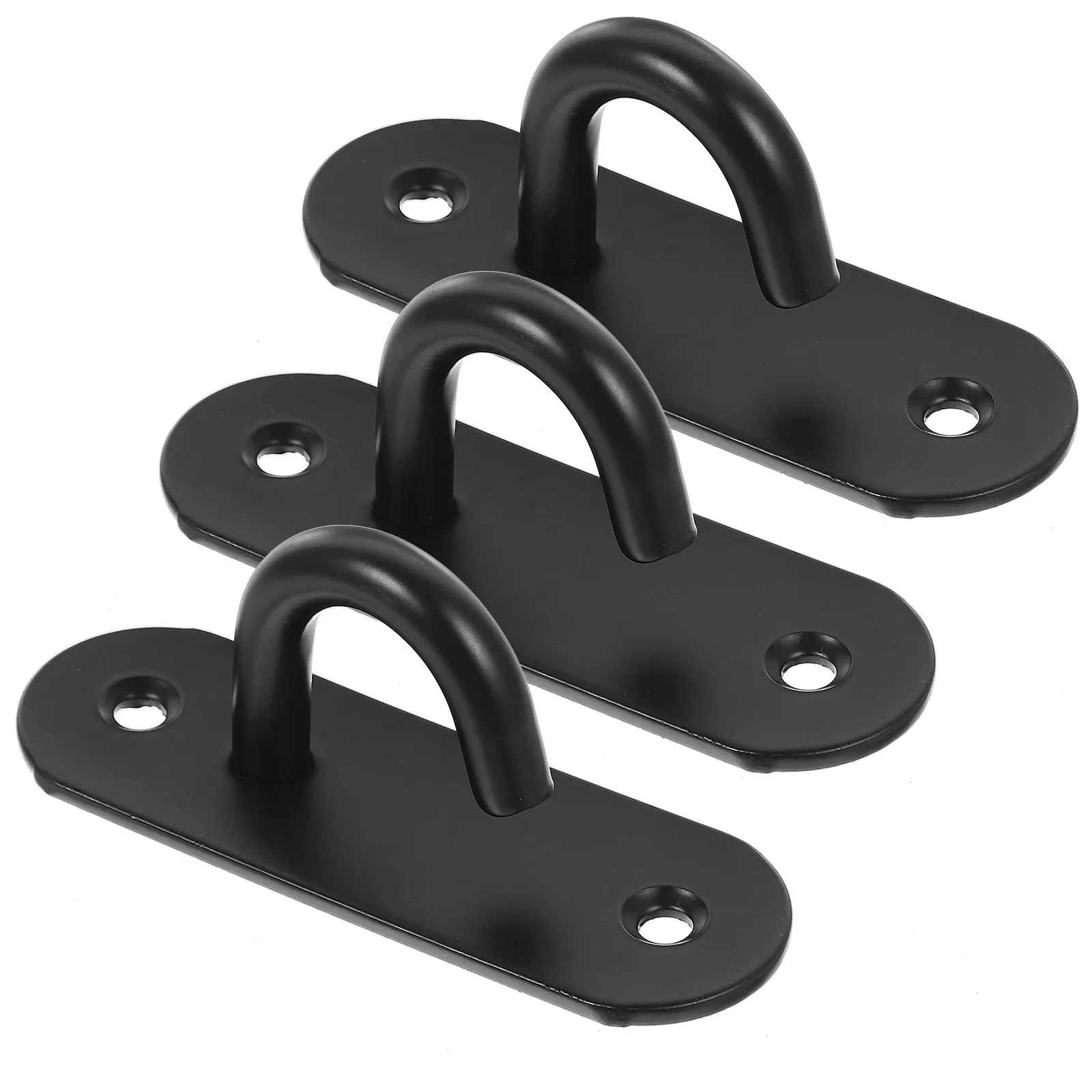 3Pcs Resistance Band Wall Anchor Stainless Steel Heavy Duty Wall Mount Hook for Exercise Station Gym Training Hooks