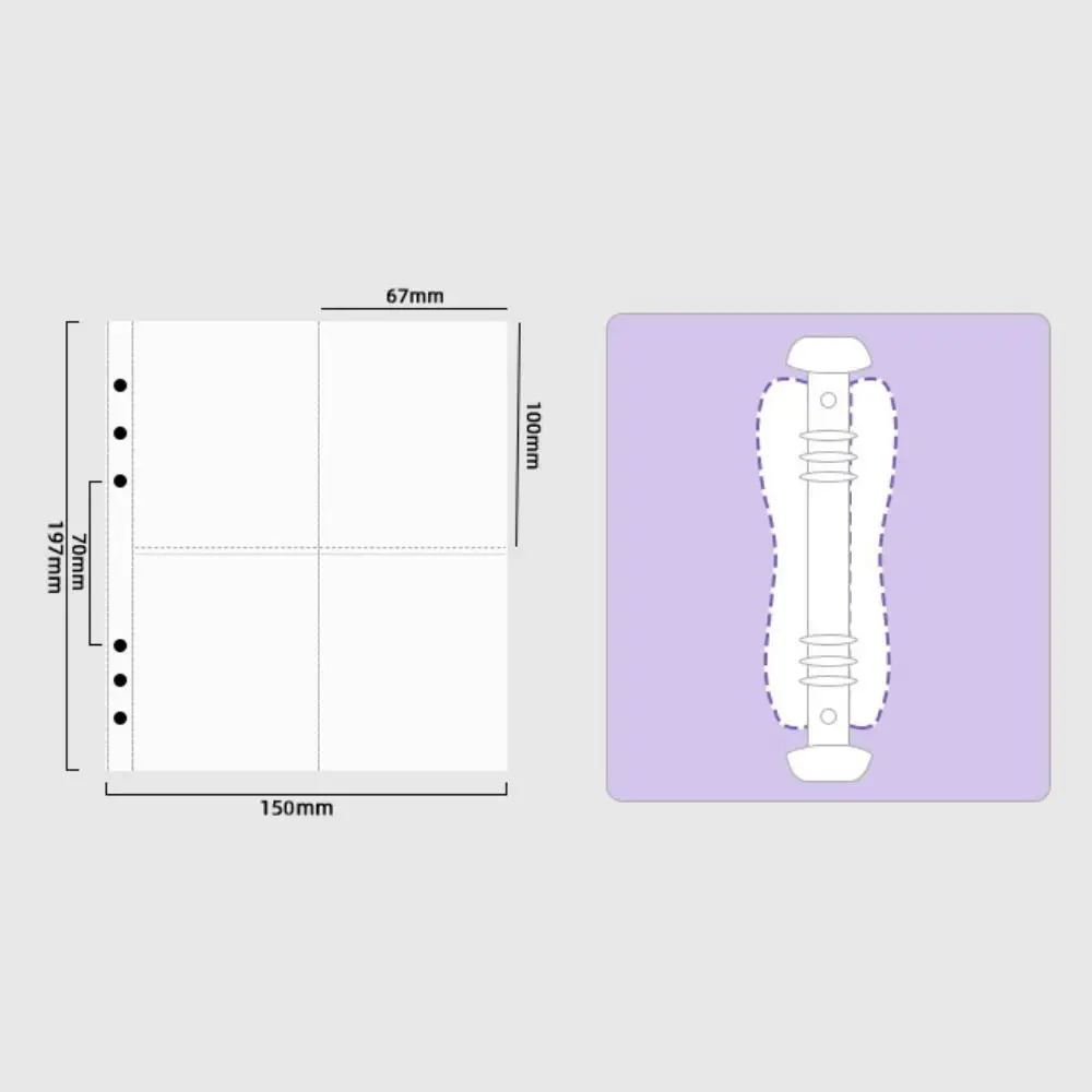 Tempat kartu Album foto kulit PU 3 inci, tempat kartu portabel Universal gesper magnetik Album gaya INS indah casing gambar perjalanan