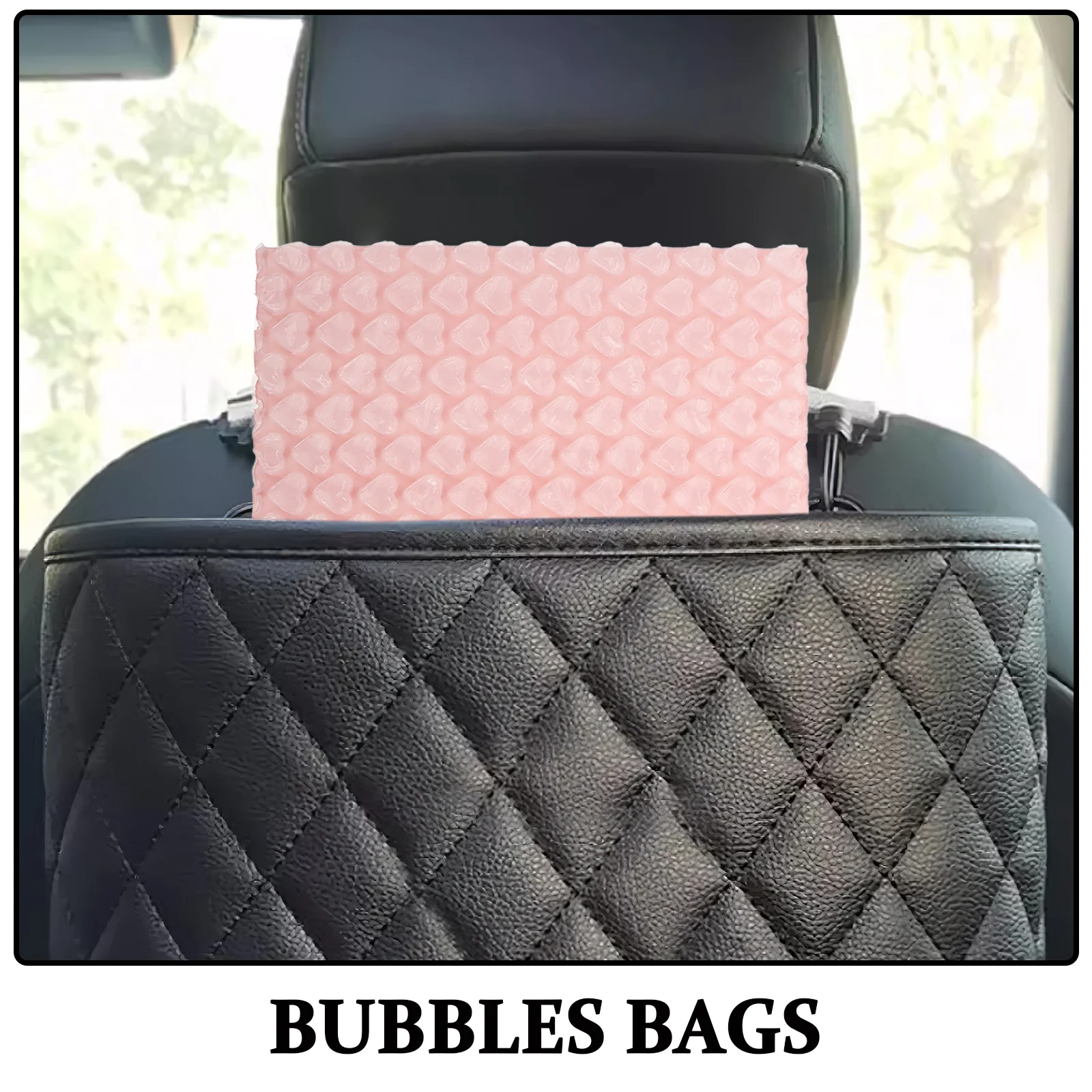 20 قطعة من أكياس فقاعات القلب المريحة، حل تخزين متين، مستلزمات شحن الأعمال الصغيرة، ملحقات فقاعات بريدية