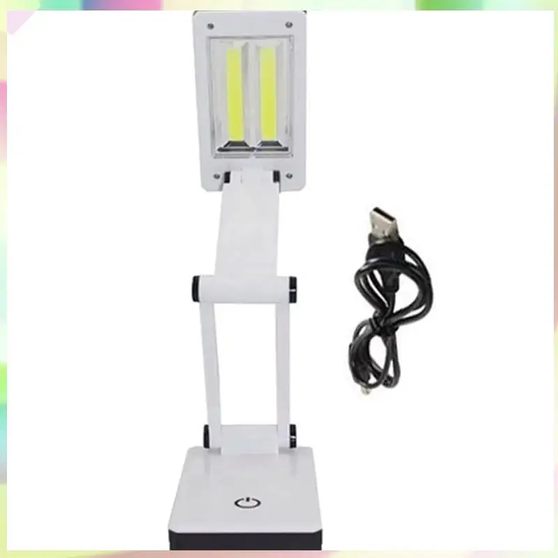 

B23B Super Bright COB LED Portable Desk Lamp Foldable Press Sensitive Control Battery And USB Powered (No Battery)