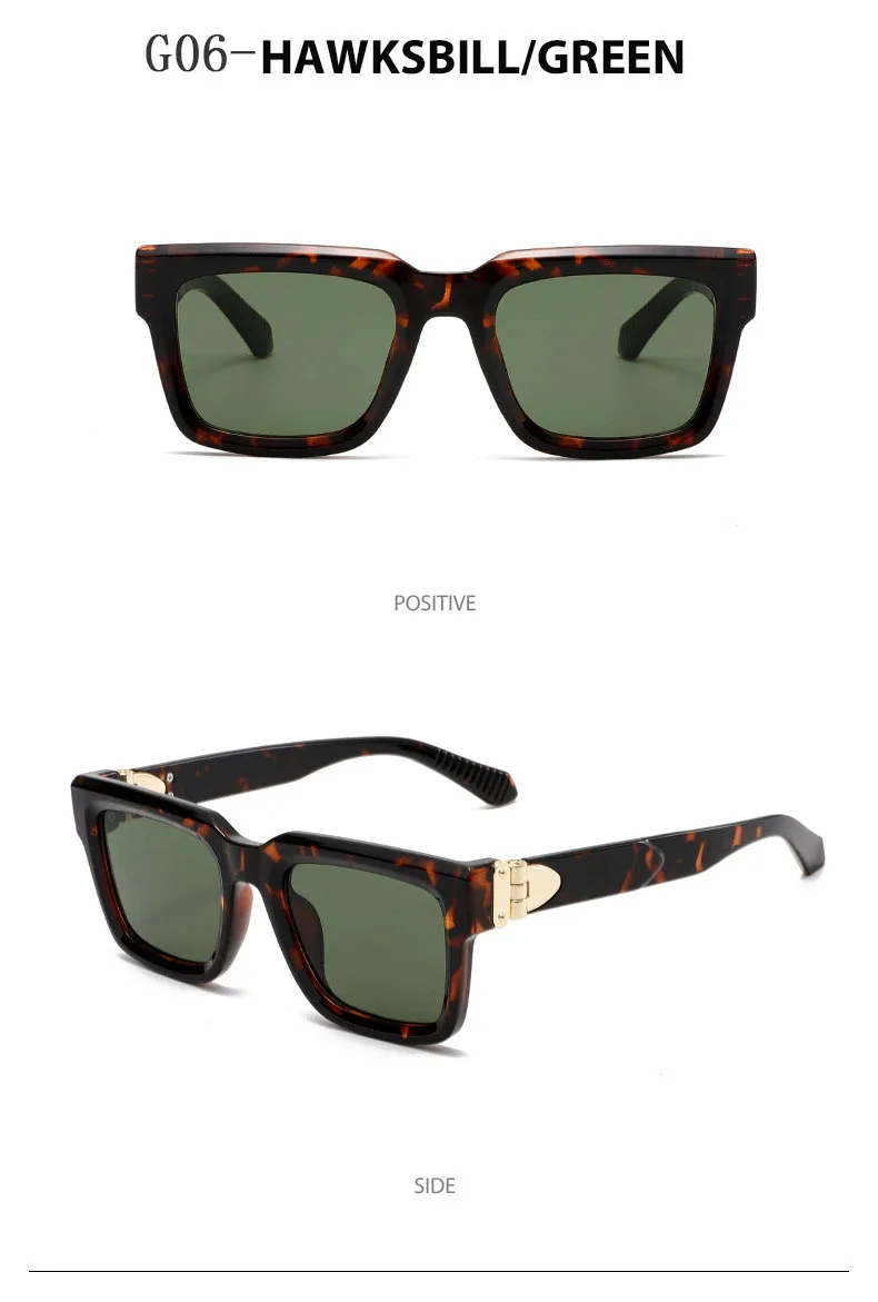 Millionär Quadratische Sonnenbrille Männer Vintage Luxus Sonnenbrille 2025, trendige Mode Gläser Gafas De Sol Hombre Lunette Soleil Femme – Detail 21