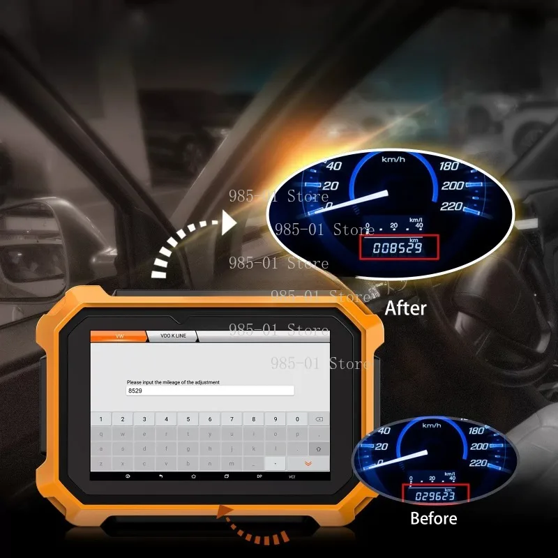All-system bidirectional automotive diagnostic tool with special functions, compatible with X300 DP Plus C scanning equipment