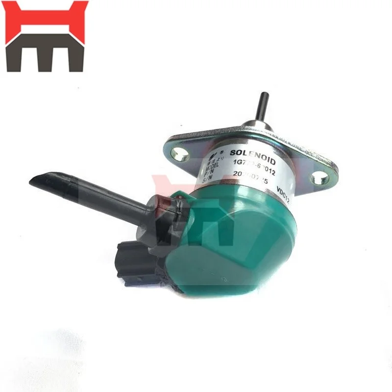 

12V Solenoid Valve 1G722-60012 for D1503 V2203 V3300 V3307 Engine Stop Solenoid