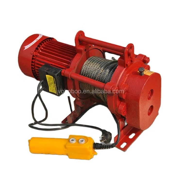 500kg 100m Wire Rope Hoist Winch