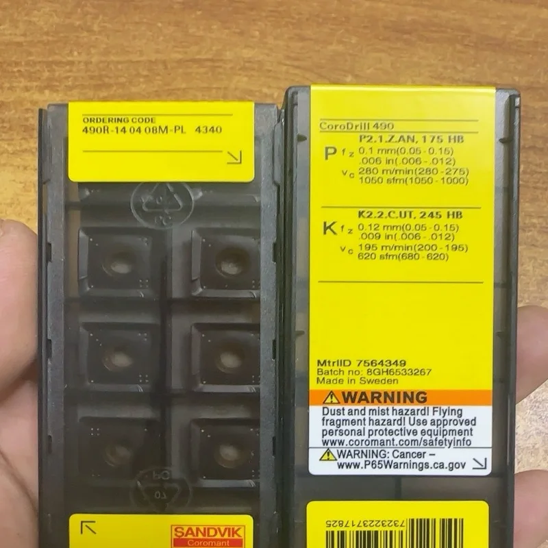 

Hard alloy cutting blades 490R-140408M-PL 4340