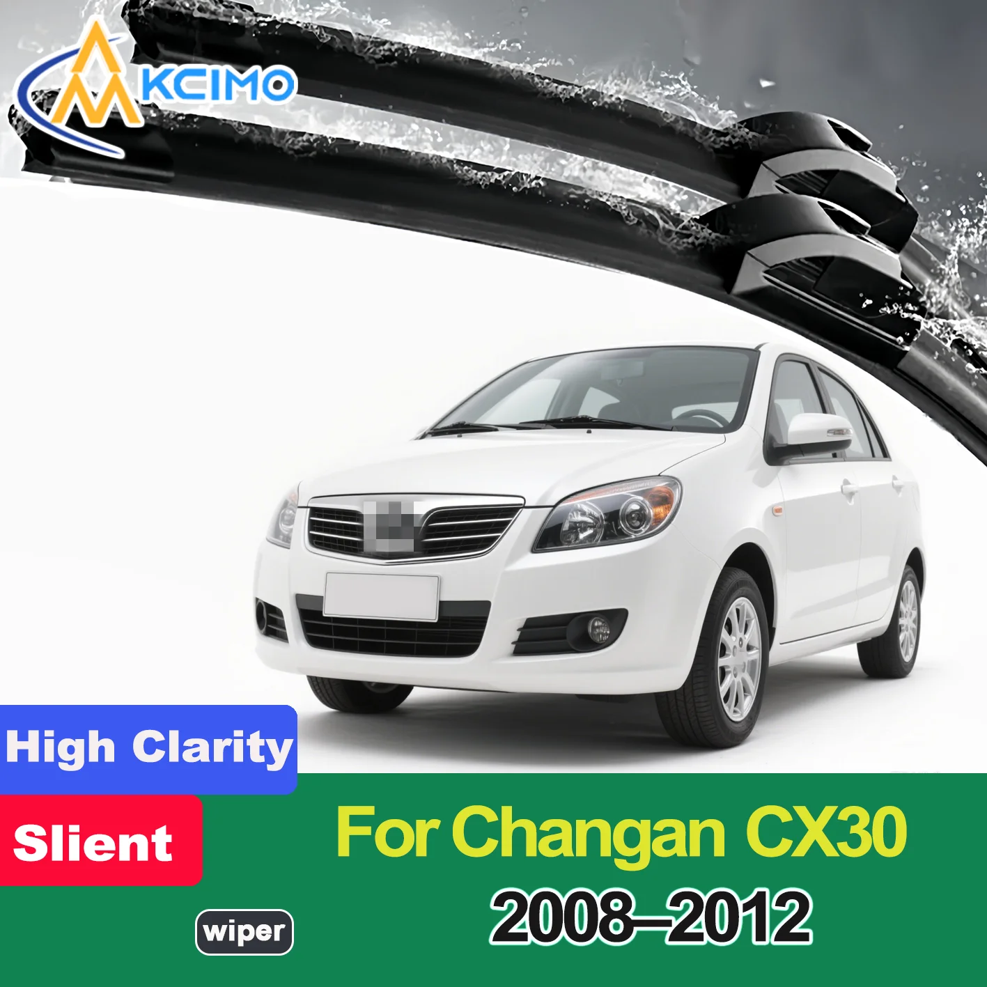 

2PCS New Wiper Blades for Changan CX30 2008-2012 Chang'an Zhixiang Chang'an CV8 Chana Z-Shine Front Windshield Accessories 2012