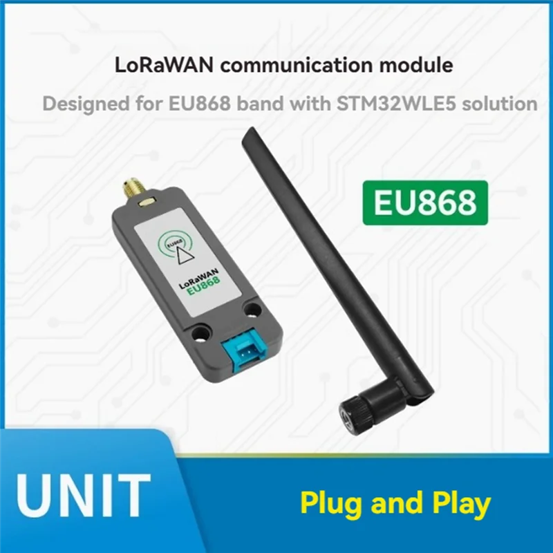 

A41Z-Lorawan Unit EU868 868-870 МГц Модуль связи частотного диапазона P2P Связь STM32WLE5 с антенной