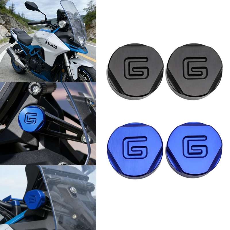 Für ZONTES 368G 501G ZT368G 2025 2026 Motorrad Windschutzscheiben-Hebeschalter Schutzabdeckung Einstellschraubenabdeckung Zubehör