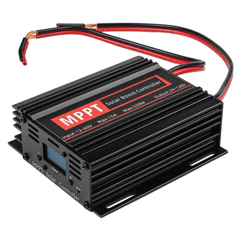 A37T-15A 550W MPPT Solar Controller Booster 12V-50V Input Booster 24-88V For OLED LCD Display Solar Boost Controller view 5