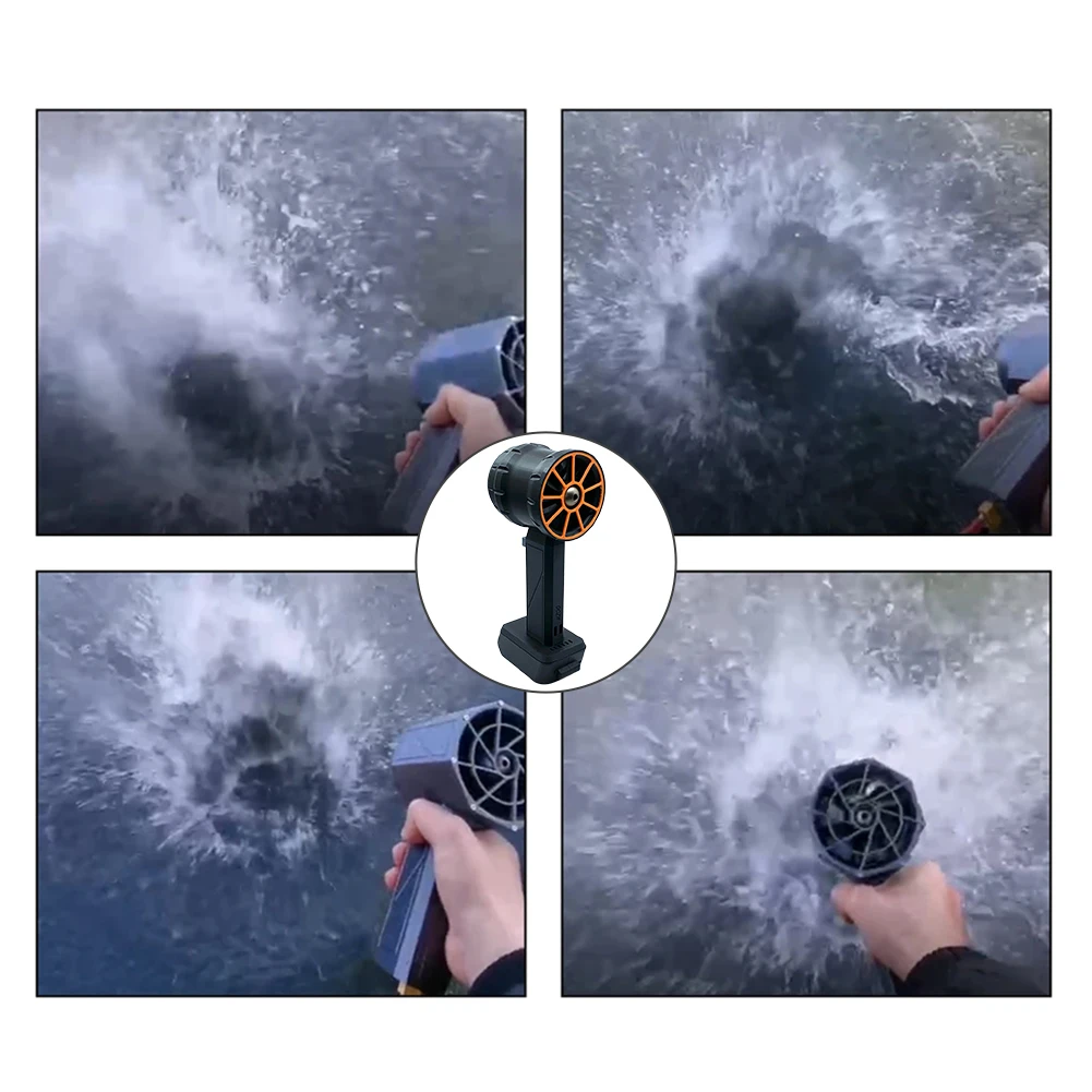 

XL Fan 2200g Thrust Powerful Blower 64mm Brushless Motor Handheld Ducted Fan 1100W Max for Dewalt/Makita/Milwaukee 21V Batteries