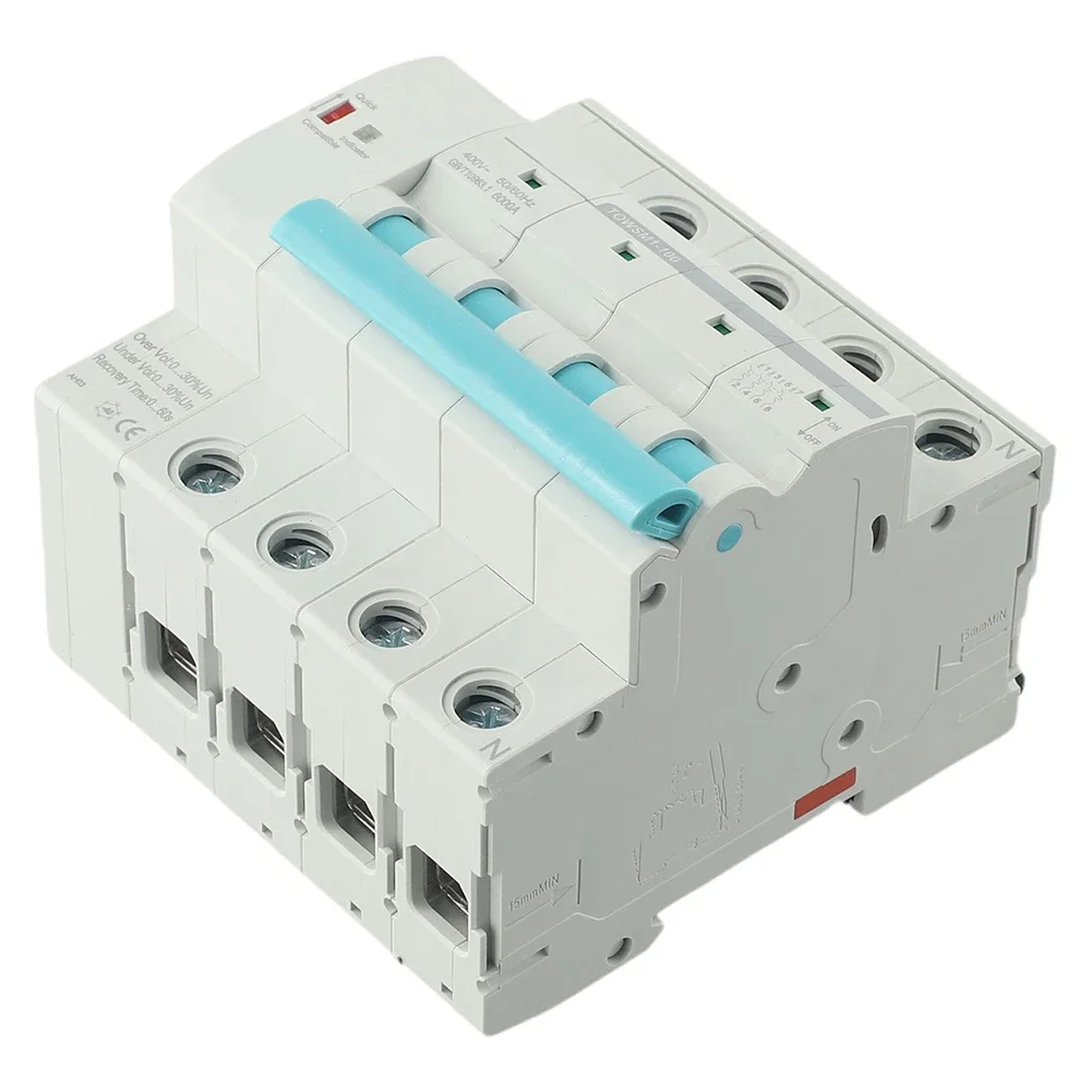 

For Tuya Compatible Din Rail Circuit Breaker Timer 100A with Automatic Protection and Voice Control Functionality