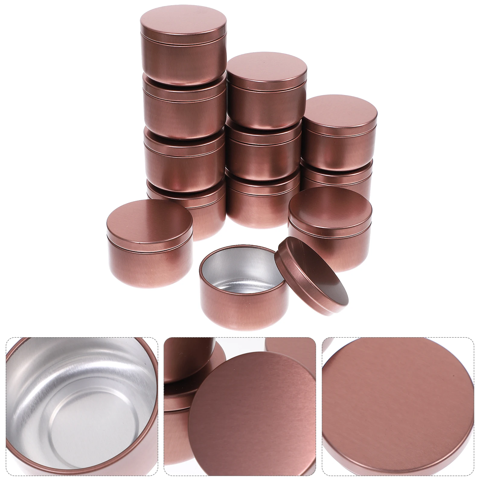 

12Pcs Essential Oil Jars High Grade Aluminum Empty Making Containers for Travel Camping Storage Storage Jars