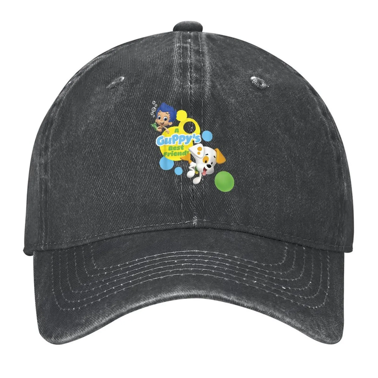 

Men Women Bubble Guppies And Bubble Puppy Christmas Baseball Cap Anime Hat Sunscreen hats on offer black Women's Hats 2025 Men's